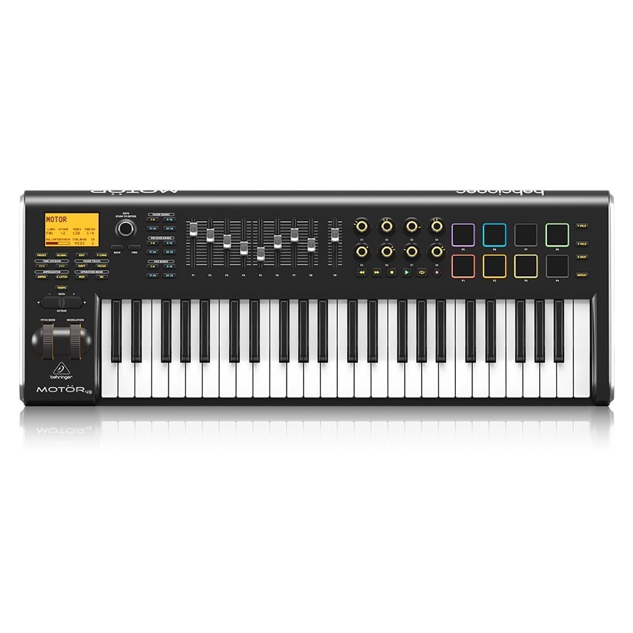 MIDI-контроллер Behringer MOTOR 49 (арт.MOTOR49-EU) Купить по цене 245 ...