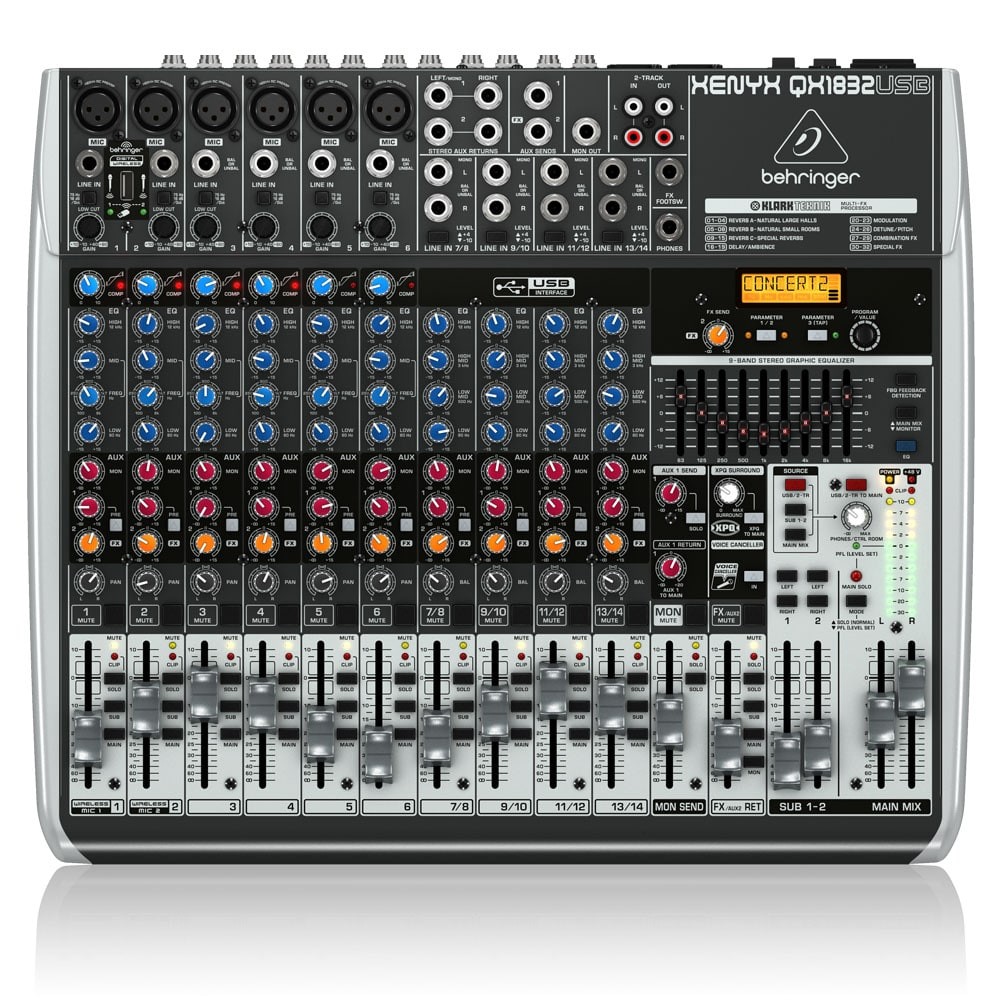 Микшерный пульт Behringer Xenyx QX1832USB (арт.QX1832USB) Купить по ...