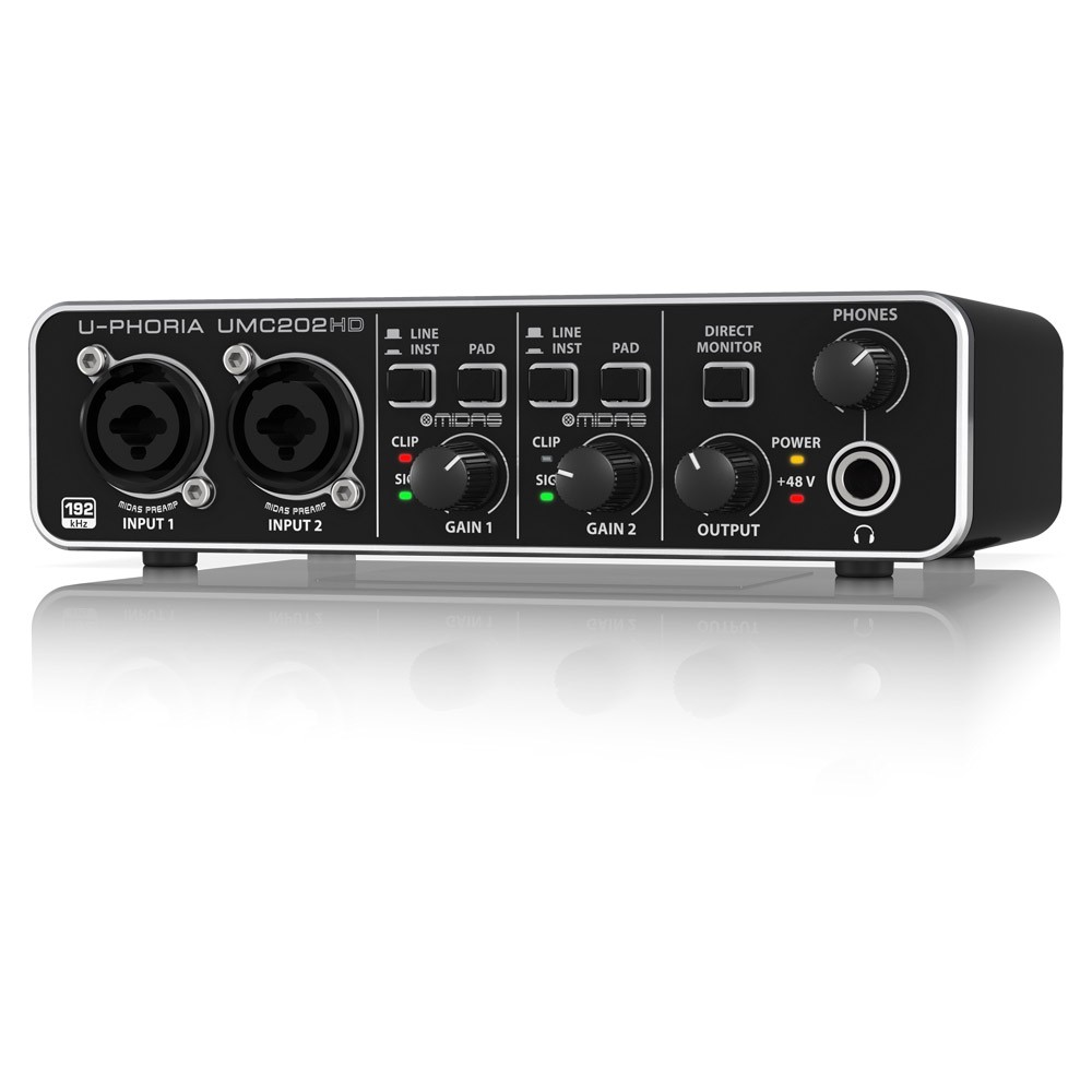 Звуковая карта Behringer U-PHORIA UMC202HD (арт.UMC202HD) Купить по ...