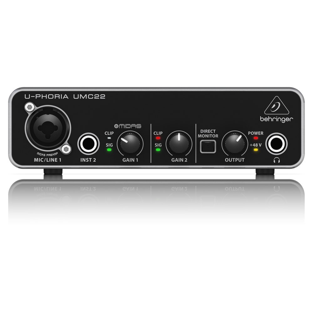 Аудиоинтерфейс BEHRINGER U-PHORIA UMC22 (арт.UMC22) Купить по цене 25 ...