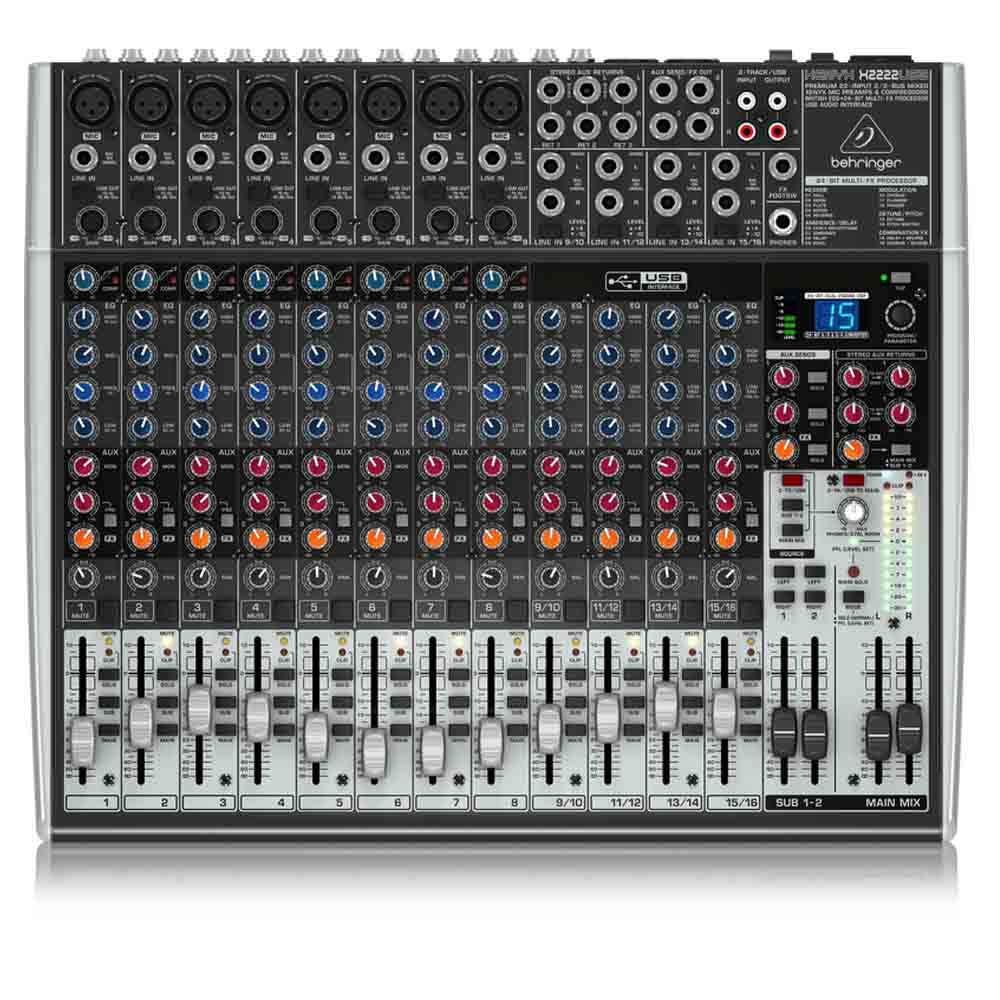 Микшерный пульт Behringer Xenyx X2222USB (арт.X2222USB) Купить по цене ...