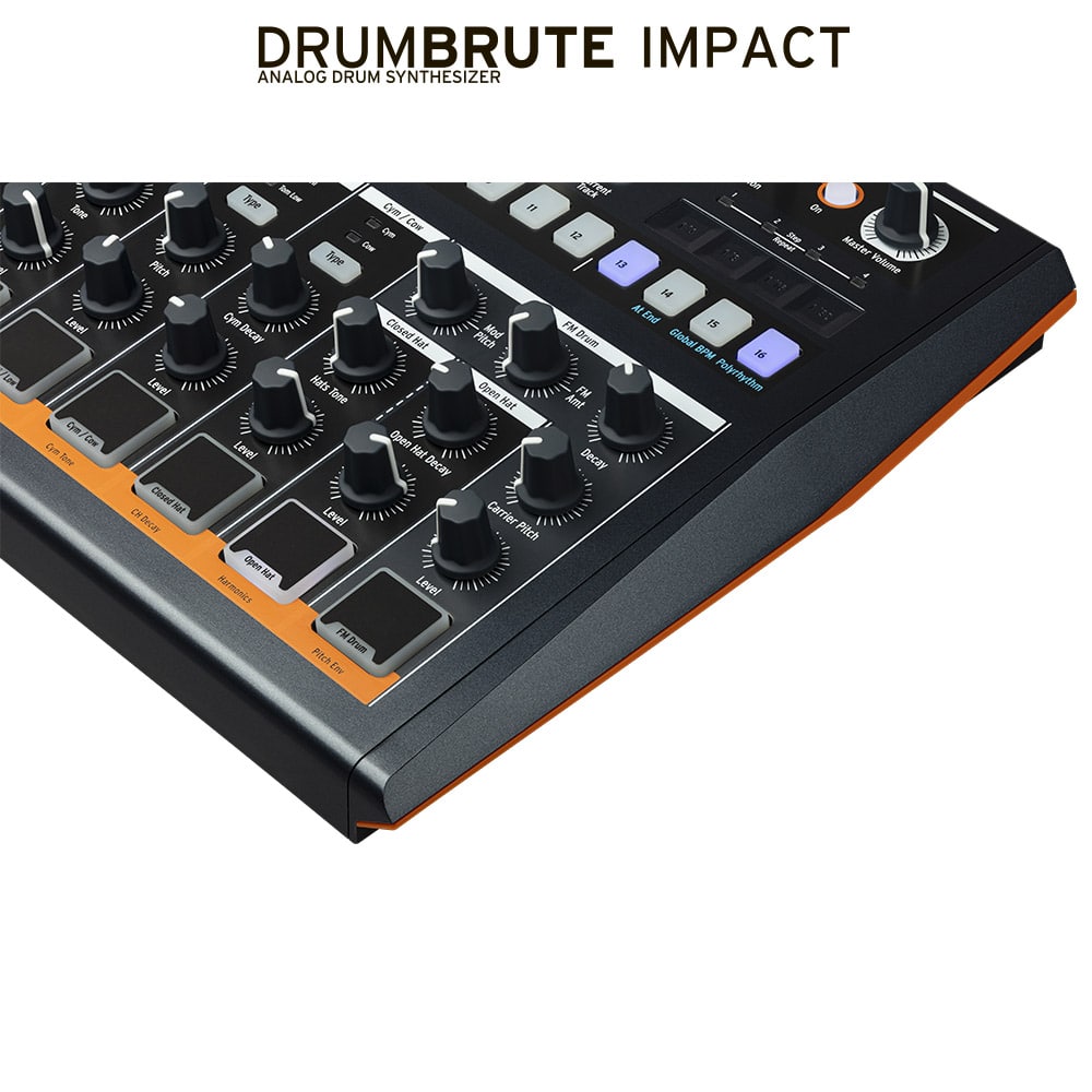 Аналоговая драм машина Arturia DrumBrute Impact