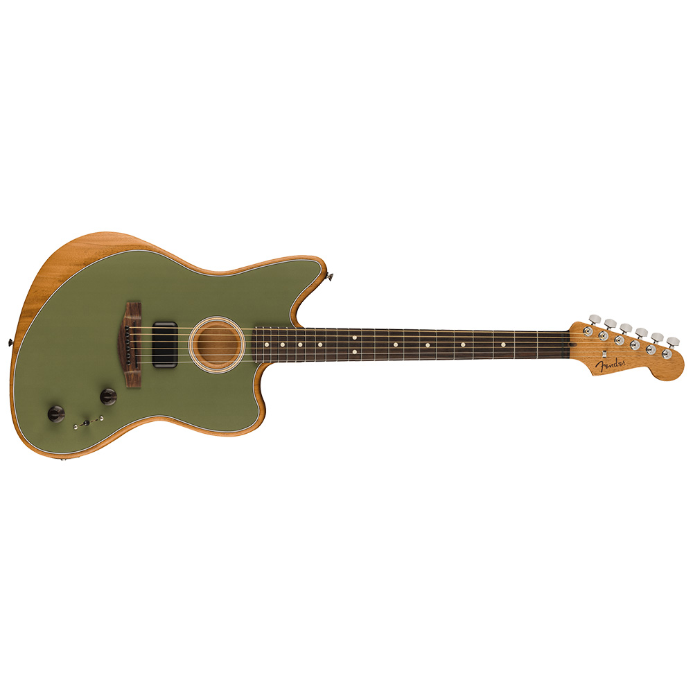 Электрогитара Fender Acoustasonic® Player Jazzmaster Antique Olive