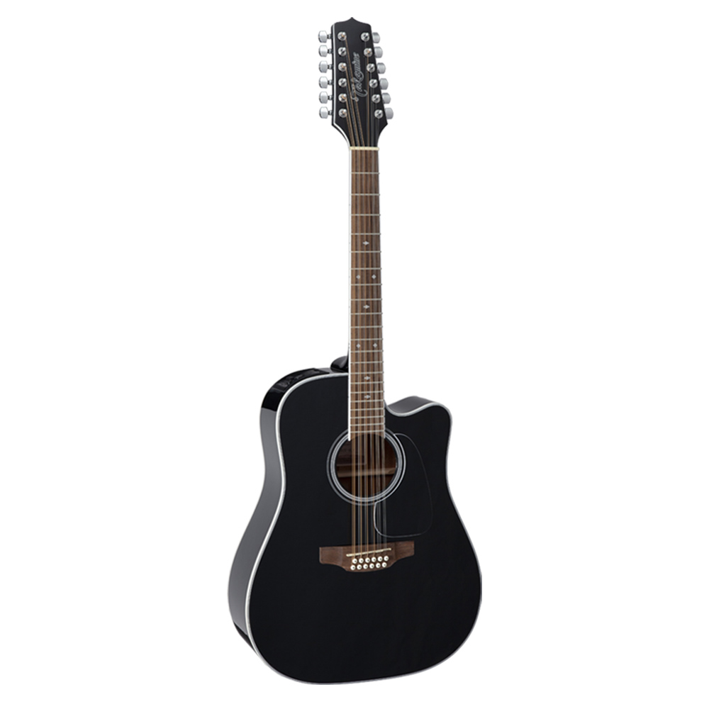 12-струнная электроакустическая гитара Takamine GD38CE BLK