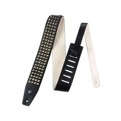 Ремень для гитары Dunlop BMF 2.5'' Distressed Black Studs BMF06BK