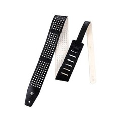 Ремень для гитары Dunlop BMF 2.5" Square Perforations BMF07BK