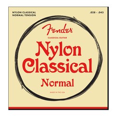 Струны для классической гитары Fender Classical 100 Clear Nylon Tie End 28-43