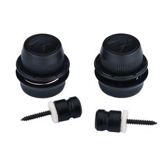 Замковый ремнедержатель Fender F Strap Locks Black