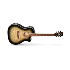 Электроакустическая гитара Cort GA-QF TBB