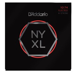 Струны для 8-струнной электрогитары D'addario NYXL1074