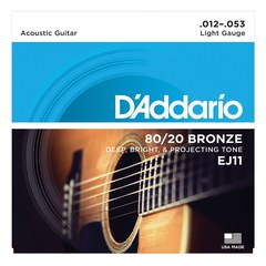 Струны для акустической гитары D'Addario EJ11