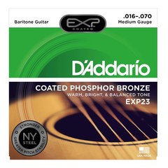 Струны для акустической баритон-гитары D'Addario EXP23