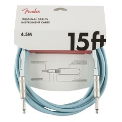 Инструментальный кабель Fender Original Series Instrument Cable 15" Daphne Blue