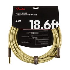 Инструментальный кабель Fender Custom Shop Cable Straight-Angle 18.6" Tweed