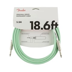 Инструментальный кабель Fender Original Series Instrument Cable 18.5" Surf Green