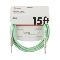 Инструментальный кабель Fender Original Series Instrument Cable 15" Surf Green