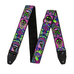 Ремень для гитары Dunlop I Love Dust Strap Green