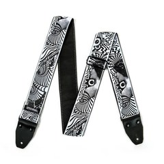 Ремень для гитары Dunlop I Love Dust Strap Green Black/White