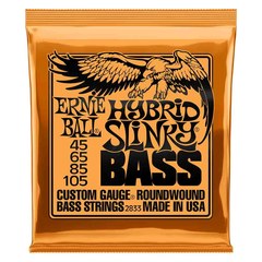 Струны для 4-струнной бас-гитары Ernie Ball 2833 Hybrid Slinky