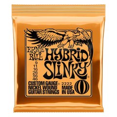 Струны для электрогитары Ernie Ball 2222 Hybrid Slinky