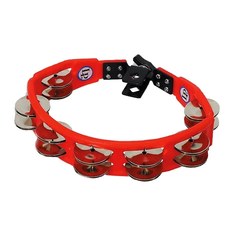Тамбурин LP LP161 Cyclops Steel Jingles Tambourine Red