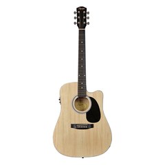 Электроакустическая гитара Squier SA-105CE Dreadnought Cutaway Stained Hardwood Fingerboard Natural