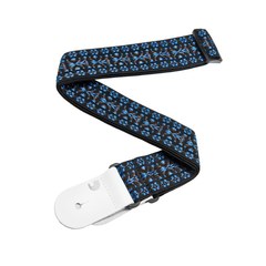 Ремень для гитары D'Addario Nylon Woven Guitar Strap Blue Black Hootenanny
