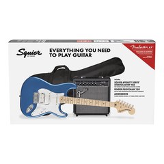 Набор электрогитара Squier Affinity Series Stratocaster HSS Lake Placid Blue