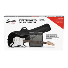 Набор электрогитара Squier Stratocaster SSS Black Pack