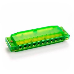 Губная гармошка Hohner Beginner Translucent Green