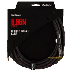 Инструментальный кабель Jackson® High Performance Black and Red 21.85'