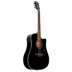 Трансакустическая гитара Kepma D1CE-K10-BKM Black Matt