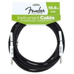 Инструментальный кабель Fender® Performance Series Instrument Cable, 18.6', Black