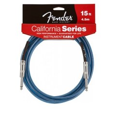 Инструментальный кабель Fender® California Instrument Cable, 15', Lake Placid Blue