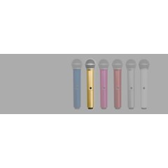 Золотой корпус для радиомикрофона Shure WA712