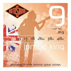 Струны для акустической гитары Rotosound Jumbo King JK9