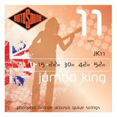 Струны для акустической гитары Rotosound Jumbo King JK11