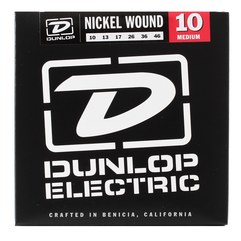 Струны для электрогитары Dunlop DEN1046 Nickel Steel Medium 10-46