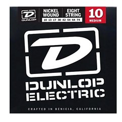 Струны для 8-струнной электрогитары Dunlop DEN1074