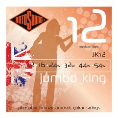 Струны для акустической гитары Rotosound Jumbo King JK12