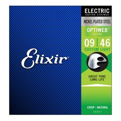 Струны для электрогитары Elixir Electric Nickel Plated Steel Optiweb 9-46