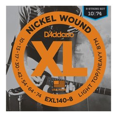Струны для электрогитары D'Addario EXL140-8
