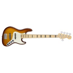 Бас-гитара Fender American Elite Jazz Bass® V Ash Maple Fingerboard Tobacco