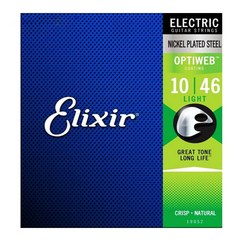 Струны для электрогитары Elixir Electric Nickel Plated Steel Optiweb 10-46