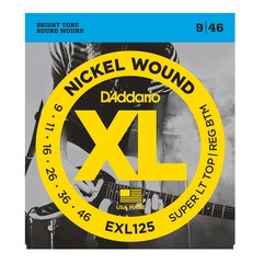 Струны для электрогитары D'Addario EXL125