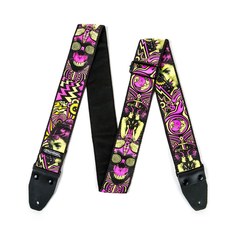 Ремень для гитары Dunlop I Love Dust Strap Orange Smoking Moon