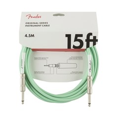 Инструментальный кабель Fender Original Series Instrument Cable 15" Surf Green
