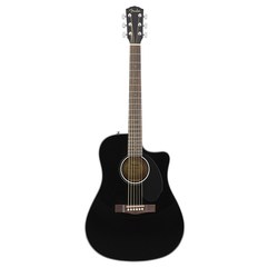 Электроакустическая гитара Fender CD-60SCE Dreadnought Walnut Fingerboard Black