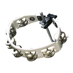 Тамбурин LP LP162 Cyclops Steel Jingles Tambourine White