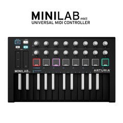 MIDI-контроллер Arturia MiniLab Mk II Black